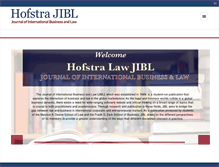 Tablet Screenshot of hofstrajibl.org